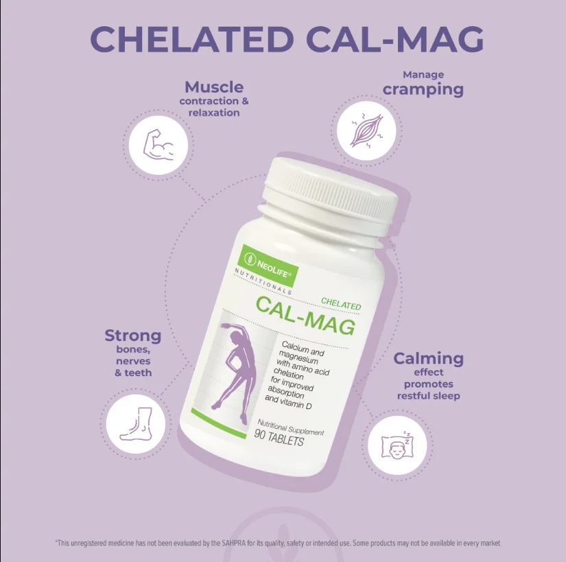 NEOLIFE CHELATED CAL -MAG WITH 500IU VITAMIN D3 -MAC